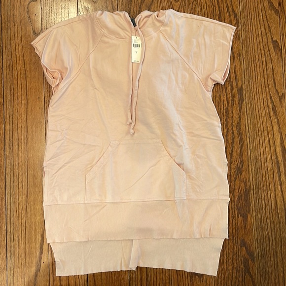 Anthropologie Pink Hooded Tunic, small - Picture 2 of 10